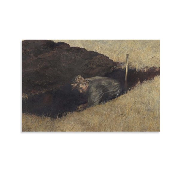 Póster de obras de arte del pintor Andrew Wyeth, impresión fotográfica, pintura en lienzo, póster decorativo para el hogar, dormitorio, decoración moderna, carteles de regalo, 24 x 36 pulgadas (60 x