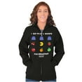 thumbnail image 3 of PACMAN Fruit and Ghosts for Breakfast Zip Up Hoodie Men's Women's Brisco Brands S, 3 of 6