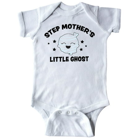 

Inktastic Cute Step Mother s Little Ghost with Stars Gift Baby Girl Bodysuit