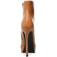thumbnail image 2 of Madden Girl Womens Lorilee Faux Leather Patent Ankle Boots, 2 of 2