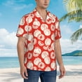 thumbnail image 5 of Balery Tomatoes Print Men's Hawaiian Shirts Short Sleeve Beach Shirt Relaxed Fit Vacation Button Down Shirts-Medium, 5 of 9