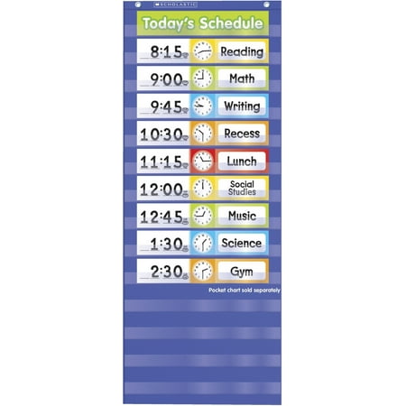 UPC: 0078073301829 | SCHEDULE CARDS POCKET CHART ADD