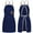 Blue, variant on DOVACKA Cross Back Chef Bib Apron with 4 Pockets, Heavy Duty Tool Apron for Men Women, for Kitchen Cooking Gardening Baking Work