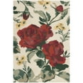 thumbnail image 6 of SAFAVIEH Martha Stewart Rose Chintz Floral Wool Runner Rug, Shortbread, 2'3" x 8', 6 of 7