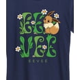 thumbnail image 3 of Pokémon - Eevee Floral - Women's Short Sleeve Graphic T-Shirt, 3 of 5