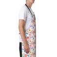 thumbnail image 2 of Goofa Floral Ditsy Printed Waterproof Apron 33" Chef Aprons for Men Heavy Duty Chemical Work Apron Adjustable Bib Apron, 2 of 9
