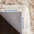 thumbnail image 6 of SAFAVIEH Arctic Giselle Solid Polyester Shag Area Rug, Light Beige, 5' x 8', 6 of 8