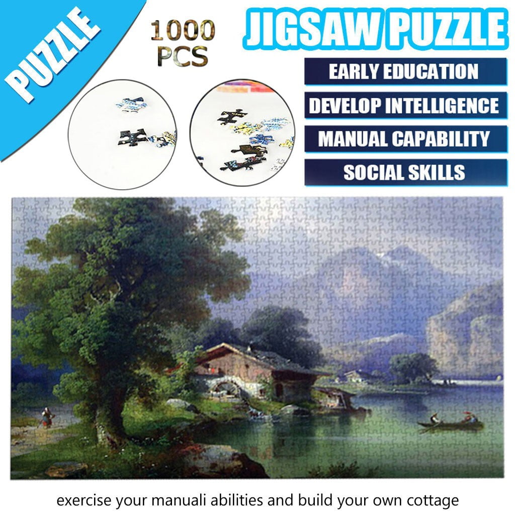Jigsaw Puzzle Grownup Educational Toy Kids Birthday Xmas Gift Landscape 1000PCS 