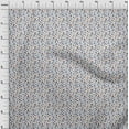 thumbnail image 4 of oneOone Polyester Lycra White Fabric Asian Floral Craft Projects Decor Fabric Printed By The Yard 56 Inch Wide, 4 of 4