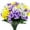 Multicolor, variant on ZOELNIC Artificial Pansies Flowers 6 Bundles Outdoor Faux Flowers UV Resistant Plastic Plants Artificial Silk Flowers for Front Porch Garden Window Box Hanging Planter Decoration (Purple)