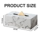 thumbnail image 4 of Funda de cuero rectangular para caja de pañuelos: elegante soporte para caja de pañuelos con base magnética, caja de pañuelos decorativa de PU, 4 of 6