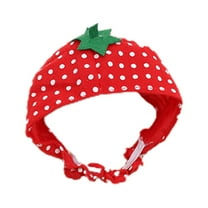 Pet Hat Breathable Creative Shape Super Cute Allergy Free Easy-wearing Decorative Non-woven Fabric Fruit Themed Pet Hat Sun Protection Cap Pet Supplies