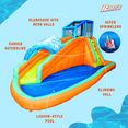 thumbnail image 3 of Banzai Surf Rider Kids Inflatable Outdoor Aqua Lagoon Water Slide Splash Park, 3 of 11