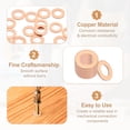 thumbnail image 3 of 35PCS M5 Copper Washers, M5x9x1mm Copper Crush Washer Metric Flat Washers Sealing Washers Assortment Kit Oil Drain Plug Gasket Ring for Automotive Battery Vehicles Screws Bolt, 3 of 6