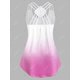 thumbnail image 2 of Tallas de mariposa de tallas más grandes Top sin mangas baja Rosegal Camisetas sin mangas de talla grande, 2 of 5