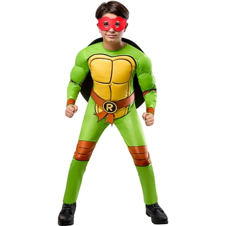 Teenage Mutant Ninja Turtle 4 in 1 Halloween Costume for Children, Boys Size L (10/12), by Rubies