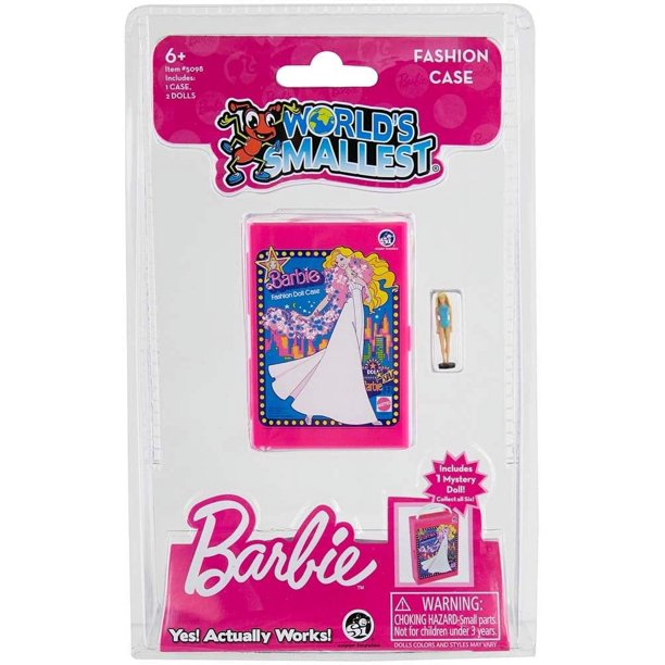 Estuche moderno para la Barbie más pequeña del mundo con 2 microfiguras