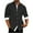Black, variant on Men Long Sleeve Dress Shirt Mens Solid Oxford Shirt Long Sleeve Button Down Shirts With Pocket Black L