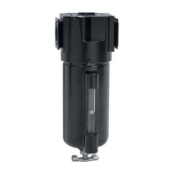 Arrow Pneumatics Filter,40 Micron,Metal Bowl,1/2" F354W