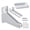 White, variant on Automatic Door Stopper Bracket Adjustable Speed Without-Punches Damper Buffer Soft Closing Devcice Door Hardware