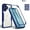 Blue, variant on For iPhone 17 Case Compatible with MagSafe, Built-in Screen Protector [Support Fingerprint ID & Wireless Charger] Full-Body Slim Style Clear Soft Magnetic Phone Case,Blue
