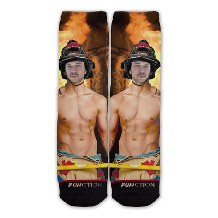

Custom Male Firefighter Fashion Sock