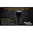 thumbnail image 2 of Wavey Mavey 20 oz. Vacuum Travel Mugs - 6 pack - Black, 2 of 5