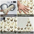 thumbnail image 2 of Cartoon Cute Chickens Front Door Mat, Indoor Mats for Bedroom Bathroom Kitchen, Floor Mat Non-Slip, Soft Carpet Floor Cover Machine Washable Entryway Mat - 20x31.5in, 2 of 5