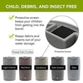 thumbnail image 3 of Good Ideas Impressions Downton 50-Gallon Rain Saver with Planter, 3 of 6