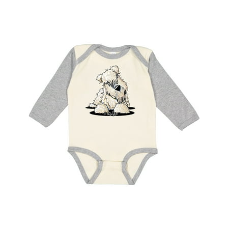 

Inktastic Curious Wheaten Terrier Gift Baby Boy or Baby Girl Long Sleeve Bodysuit