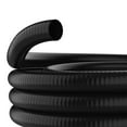2 in. x 25 ft. Schedule 40 Black PVC Ultra Flexible Hose for Koi Ponds