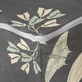 thumbnail image 4 of Floral Rectangle Pouf, Victorian Flowers Butterflies and Leaves Spring Freshness, Under Desk Foot Stool for Living Room Office Ottoman with Cover, 25", Dark Grey Champagne, by Ambesonne, 4 of 4