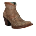 thumbnail image 2 of Corral Boots Womens Cheetah Suede Pointed Toe Cowboy  Ankle Boots, 2 of 5