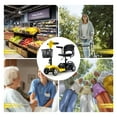 thumbnail image 4 of SAY YEAH Mobility Scooter,Electric Wheelchair Device for Travel,Suitable for Seniors and People with disabilities,with LED Headlights and Basket,yellow, 4 of 10