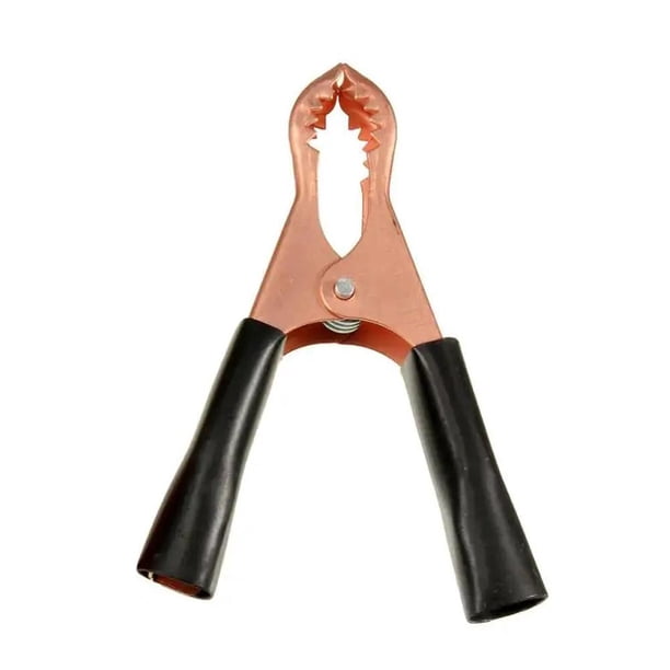 Wartleves Cable de alimentación con pinza de cocodrilo de colores, cable puente eléctrico✔