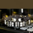 thumbnail image 4 of Curseur à Pousser pour Engrenages, Curseur Rotatif en Acier Inoxydable pour Pièces de Monnaie, Bouton Rotatif au Bout des Doigts en Acier Inoxydable, Jouet de Décompression pour Réduire le Stress, 4 of 8