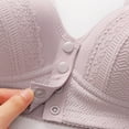 thumbnail image 6 of yievot Women's Front Closure Full Coverage Bras Comfort Wireless Front Close Bra for Seniors Push up Bras with Back Support Sleeping Everyday Bras, 6 of 8