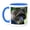 Blue/White, variant on 3drose, Africa. Tanzania. Portrait of a Blue Monkey at Arusha Np., 15oz Mug