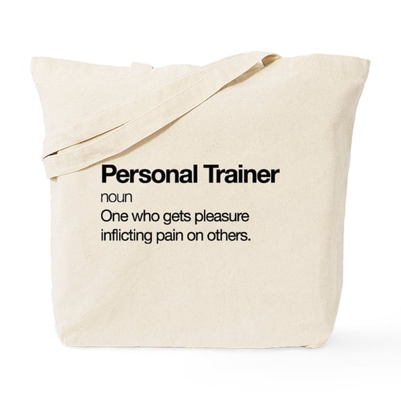 CafePress - Personal Trainer Definition Tote Bag - Unisex Canvas Tote Bag, Beige, 1-Piece