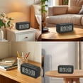 thumbnail image 6 of VOLIVO Digital Alarm Clock with Large Display Showing Month, Date and Temperature, ℃/℉ Switch, Snooze, Battery Operated, Long Battery Life for bedrooms, bedside tables, desks, and office., 6 of 6