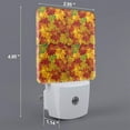thumbnail image 2 of Balery Vintage maple leaf autumn Luz Nocturna LED con Sensor Automático, Enchufe con Sensor Crepuscular, Luz Suave de 0.5W para Dormitorio, Pasillo, Baño-US, 2 of 7