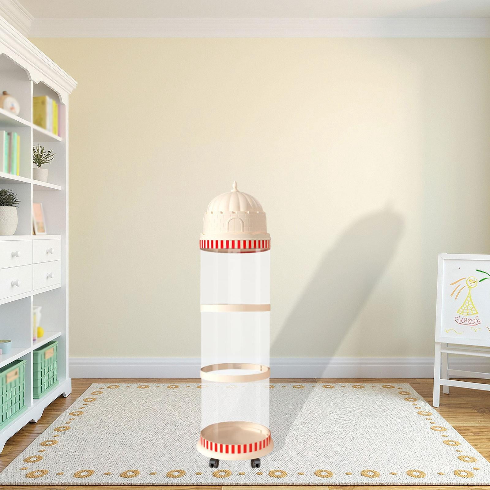Stuffed Animal Cage Plush Toy Organizer Vertical Holder Space Saving PP Durable Material for Nursery Playroom Kids Room