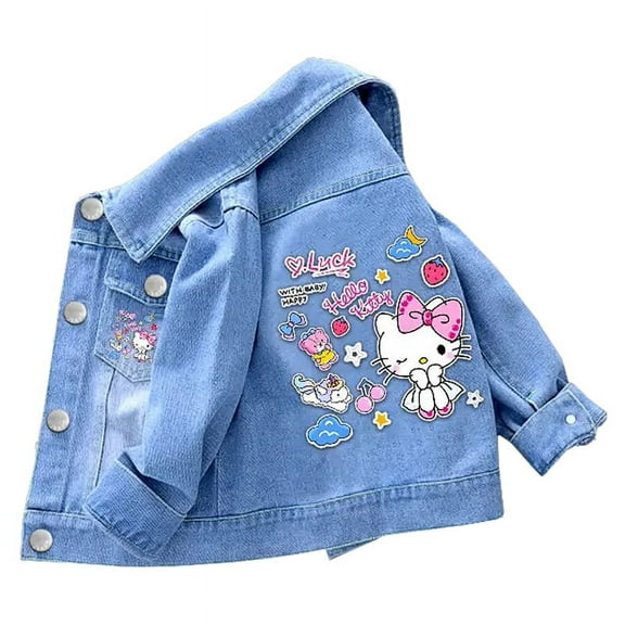 Fashion Hello Kitty Kuromi Jacket Spring Autumn Outerwear Coats Gift