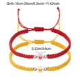 thumbnail image 3 of HomeDM Couples Bracelets - Valentine's Day Gifts For Him Her 2PCS Handmade Matching Bracelets for Anniversary Valentines Birthday, 3 of 6