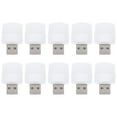 thumbnail image 1 of 10 luces USB para iluminación ambiental interior de coche, lámpara USB portátil para portátil, 1 of 8