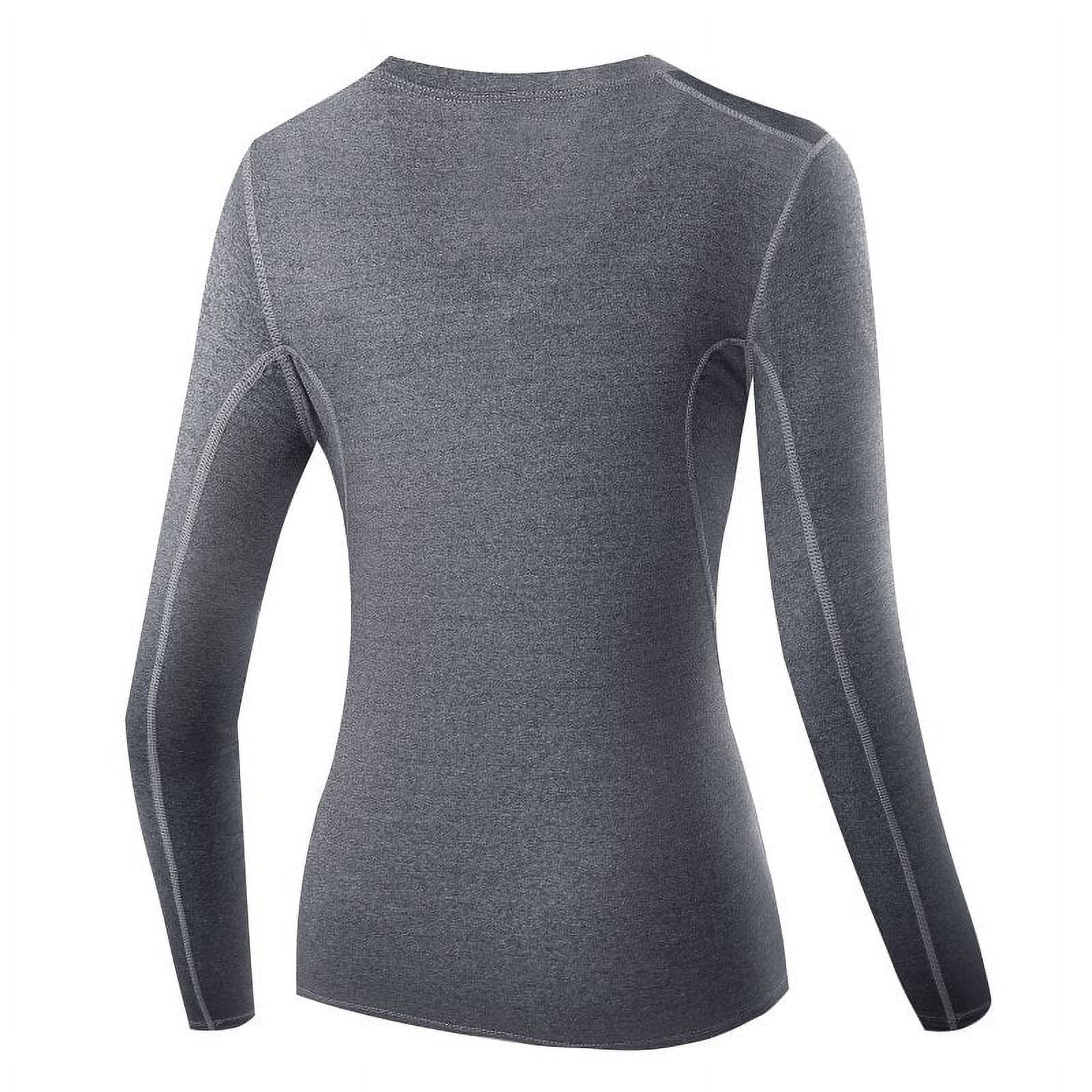 Women Gym Fitness Yoga Tops Compression Sports Long Sleeve Shirt Tops Running Tees Tops