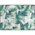 thumbnail image 3 of GZHJMY Palm Tree Non Slip Area Rug for Living Dinning Room Bedroom Kitchen, 4' x 5'(48 x 63 Inches / 120 x 160 cm), Watercolor Palm Tree Nursery Rug Floor Carpet Yoga Mat, 3 of 6