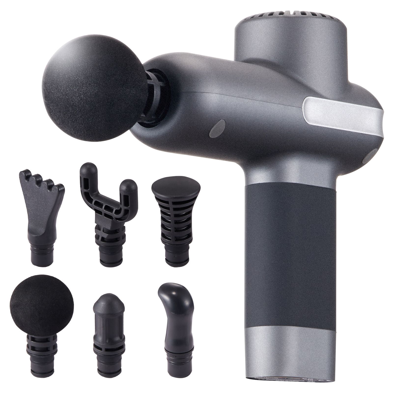 Deep Tissue Massage Gun, Brushless Motor with 5 Speeds 2034-2984 RPM, 6 Massage Heads, 2500mAh Battery, USB-C Charging, 18kg Thrust for Post-Workout Recovery