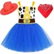 thumbnail image 3 of Disfraz de vaquera de juguete Jessie para fiesta de cumpleaños de niñas, vestidos de tul, vestido de tutú de vaquero Woody, ropa elegante de Halloween para niños, 3 of 5