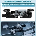 thumbnail image 2 of Unique Bargains Car Hood Latch Lock Assembly No.68237158AA/68237158AB Engine Hood Switch for Jeep Cherokee 2014-2023 Black, 2 of 7